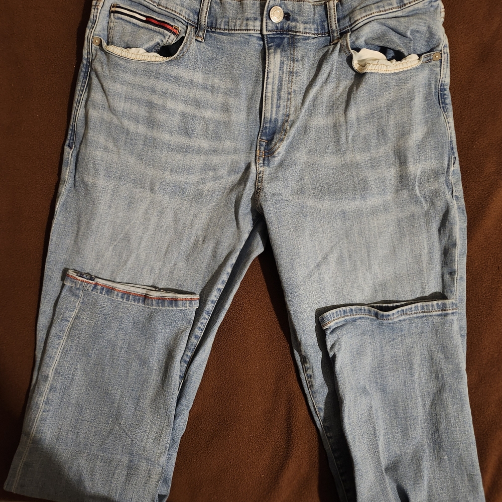 Tommy Hilfiger Men's Denim Jeans in Light Blue